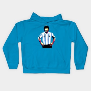 Diego Maradona Pop Art Kids Hoodie